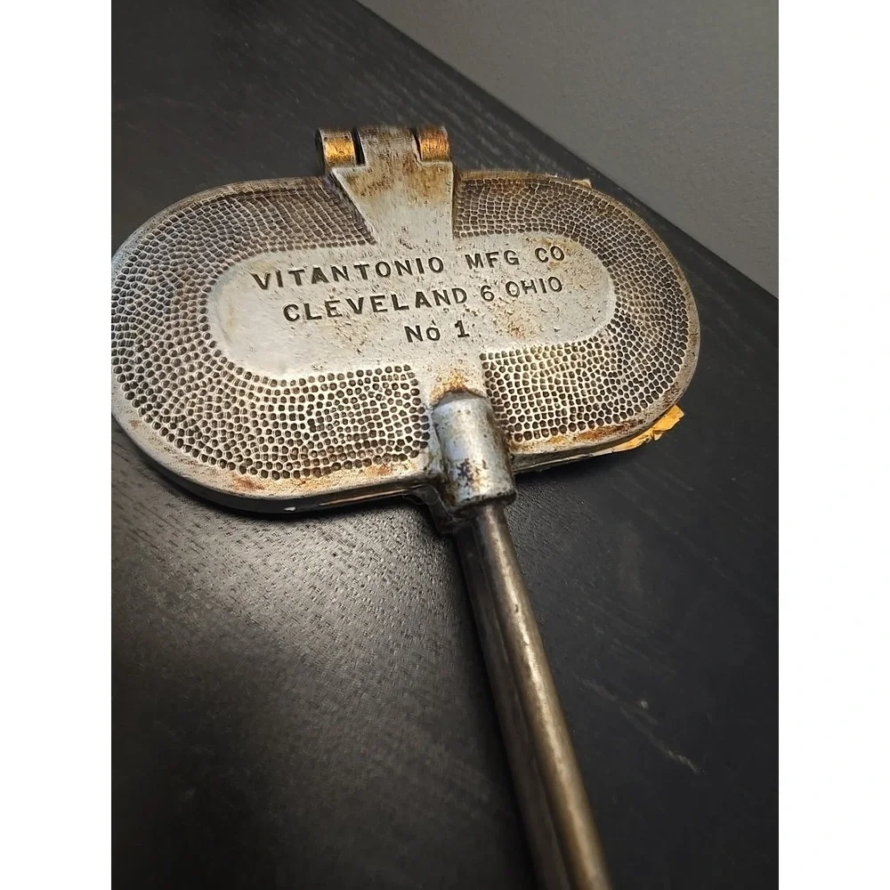 Vtg VITANTONIO PIZZELLE  MAKER # 1  Cleveland OH Hand Written Recipe Instruction